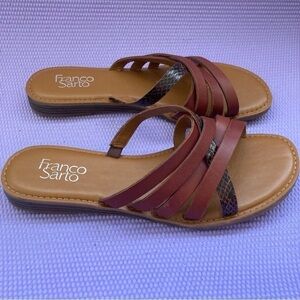 Franco Sarto Graceleigh Sandal, Women's Size 10m Color Reddish Brown